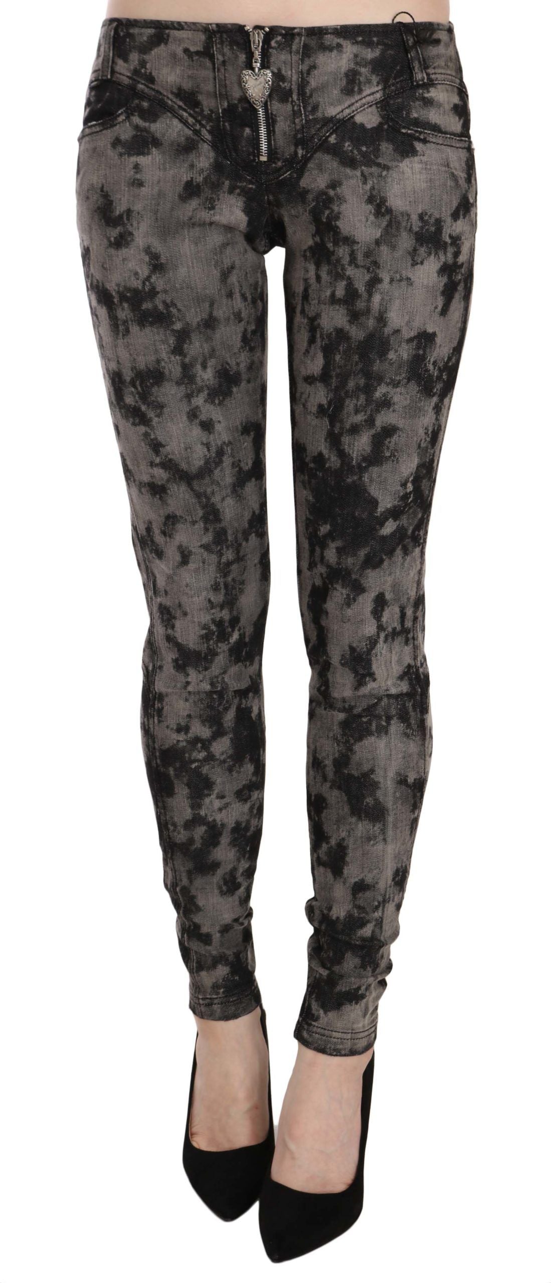 Just Cavalli Elegant Low Waist Skinny Denim Pants Just Cavalli