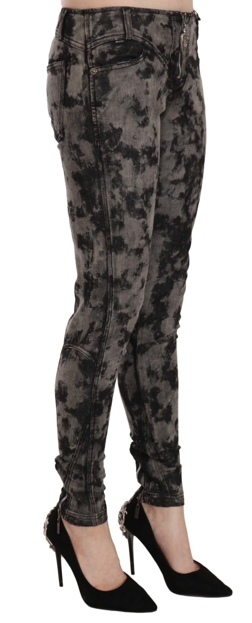 Just Cavalli Elegant Low Waist Skinny Denim Pants Just Cavalli