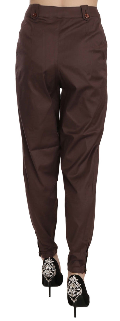 Just Cavalli High Waist Tapered Chic Formal Pants Just Cavalli