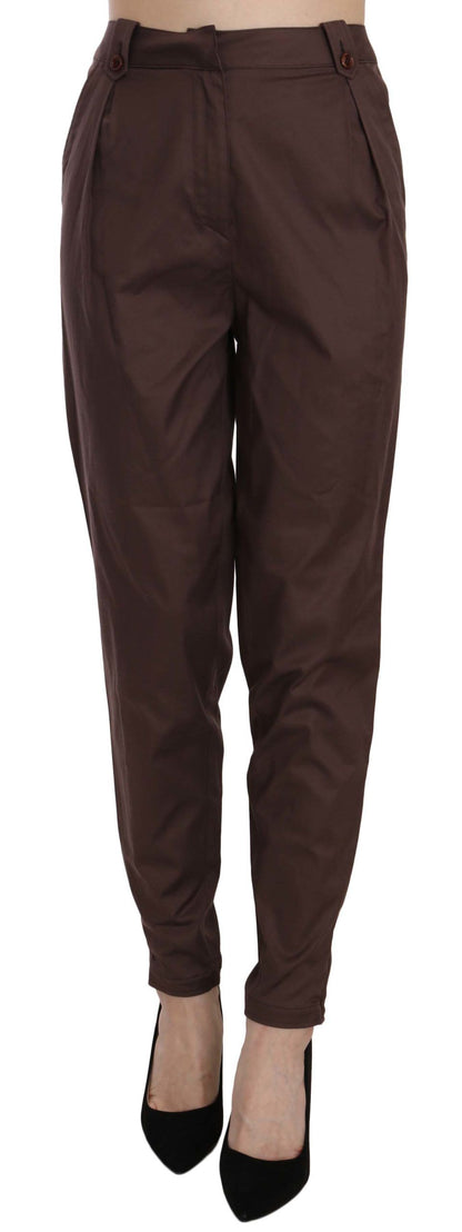 Just Cavalli High Waist Tapered Chic Formal Pants Just Cavalli