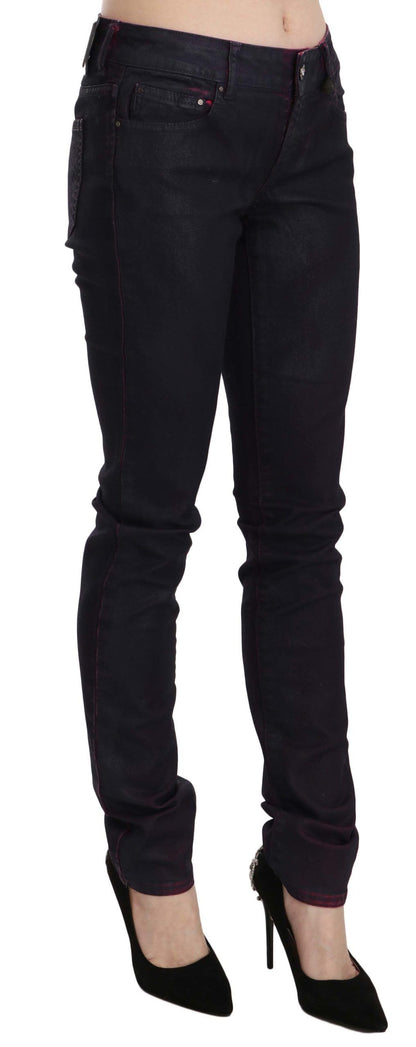 Just Cavalli Chic Black Low Waist Skinny Denim Just Cavalli