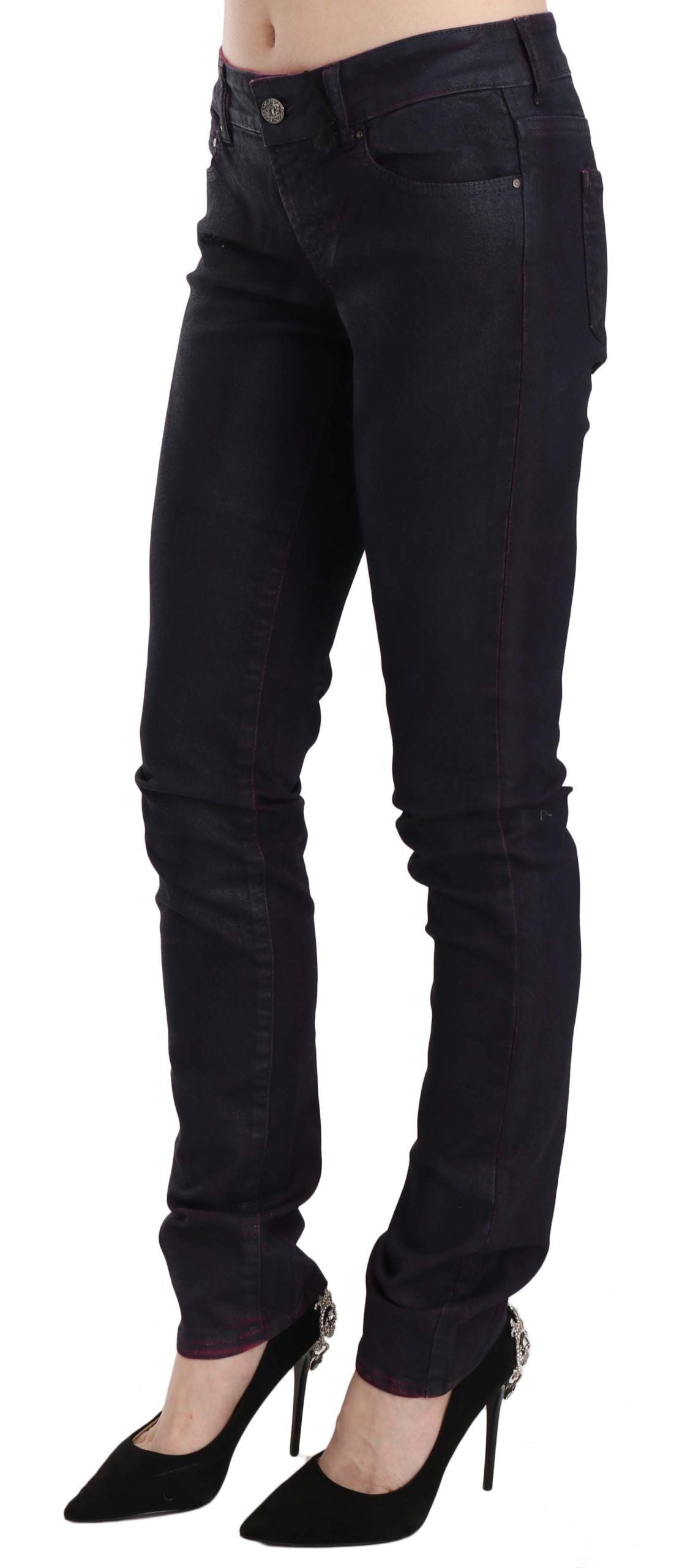 Just Cavalli Chic Black Low Waist Skinny Denim Just Cavalli