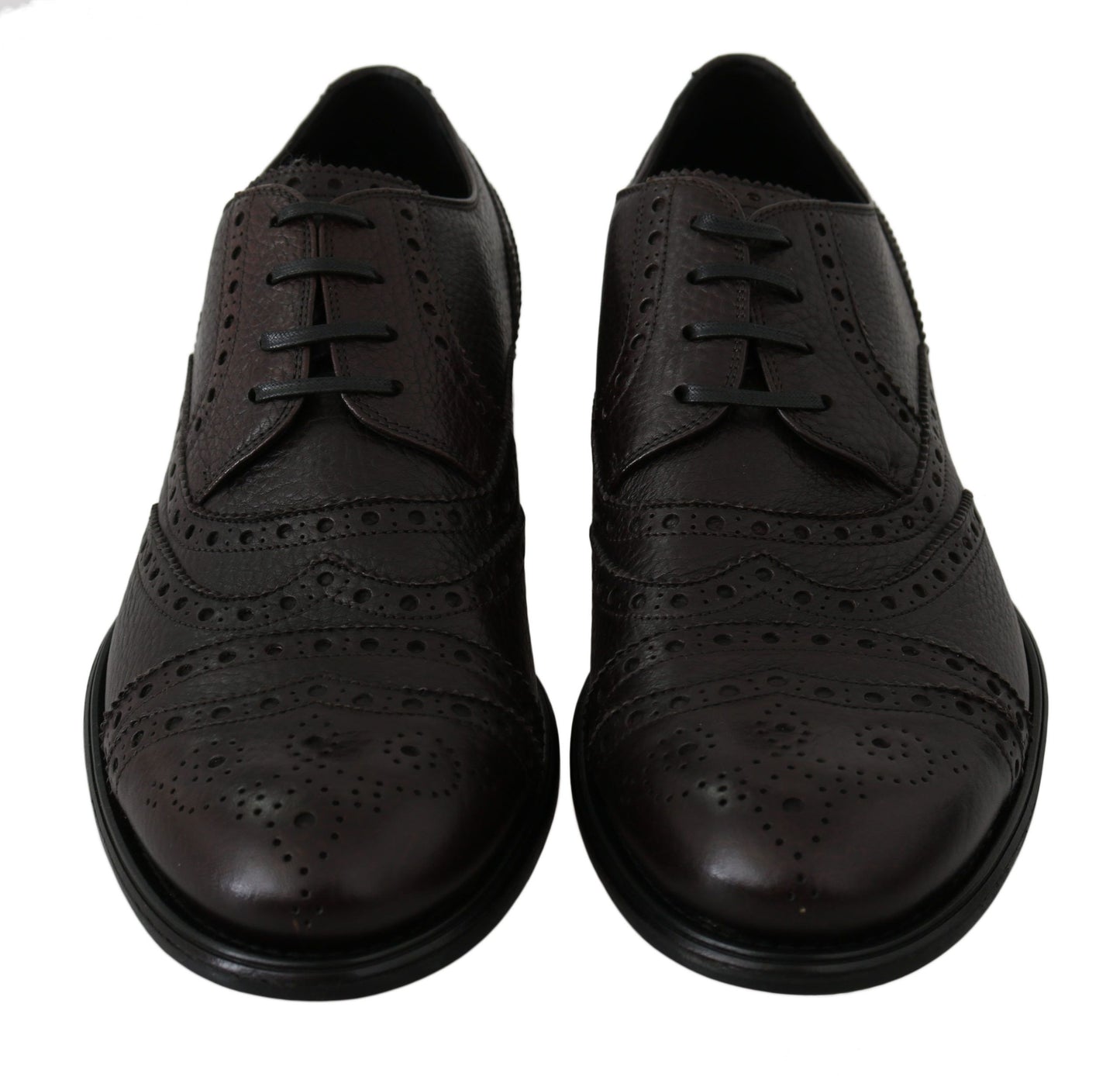 Dolce & Gabbana Elegant Mens Leather Derby Dress Shoes Dolce & Gabbana