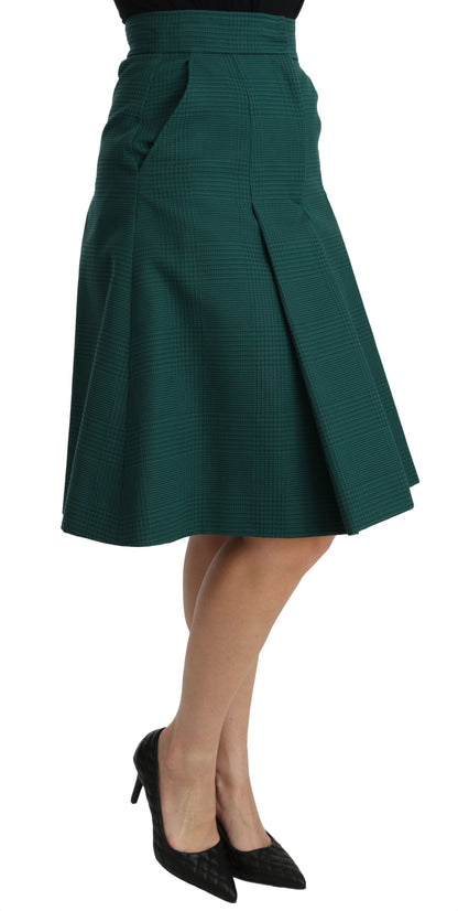 Dolce & Gabbana Elegant High Waist Knee Length Skirt Dolce & Gabbana