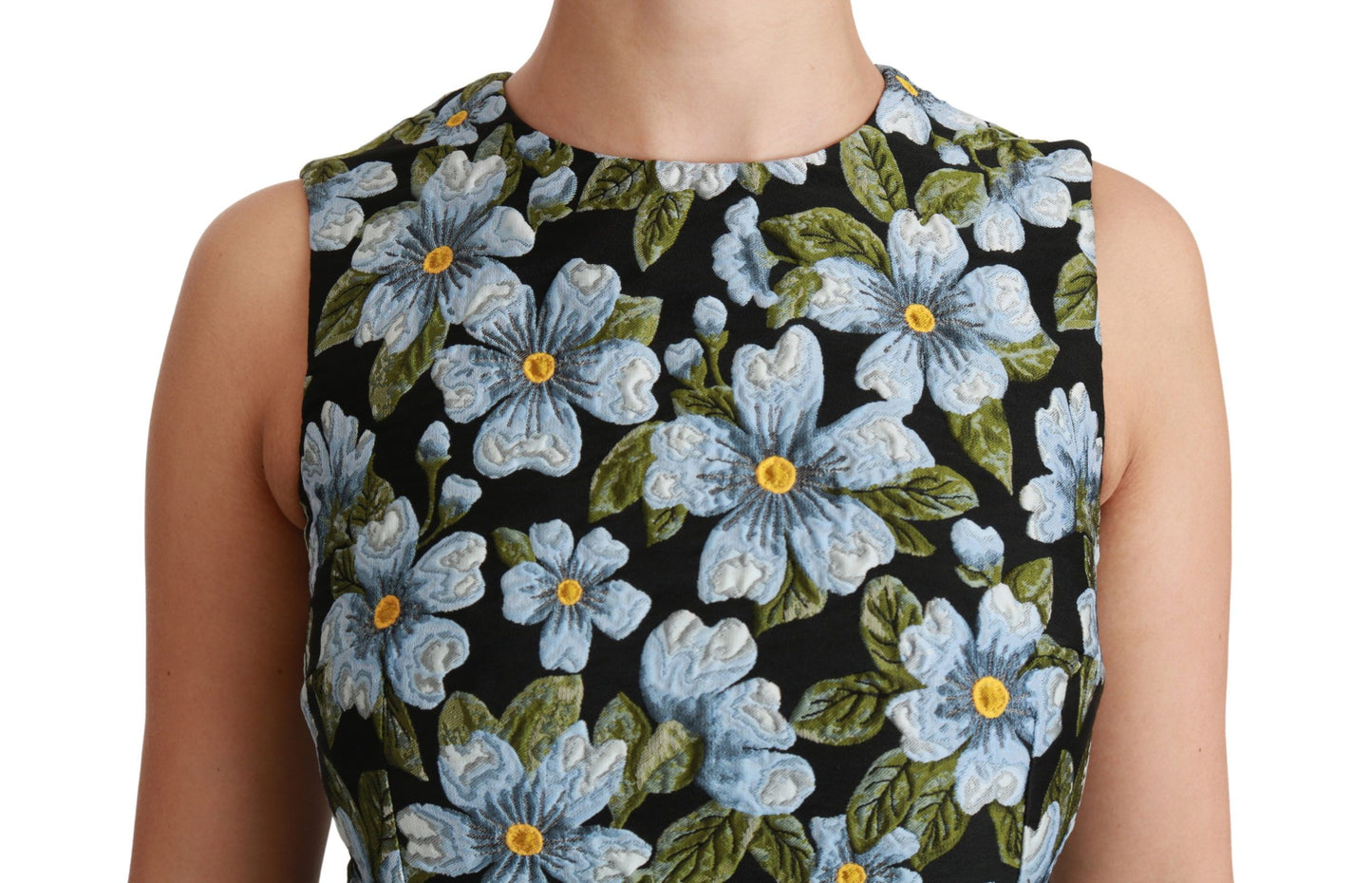 Dolce & Gabbana Elegant Floral Mini Shift Dress Dolce & Gabbana