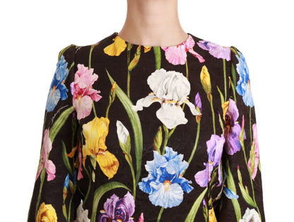 Dolce & Gabbana Floral Brocade Shift Mini Dress Dolce & Gabbana