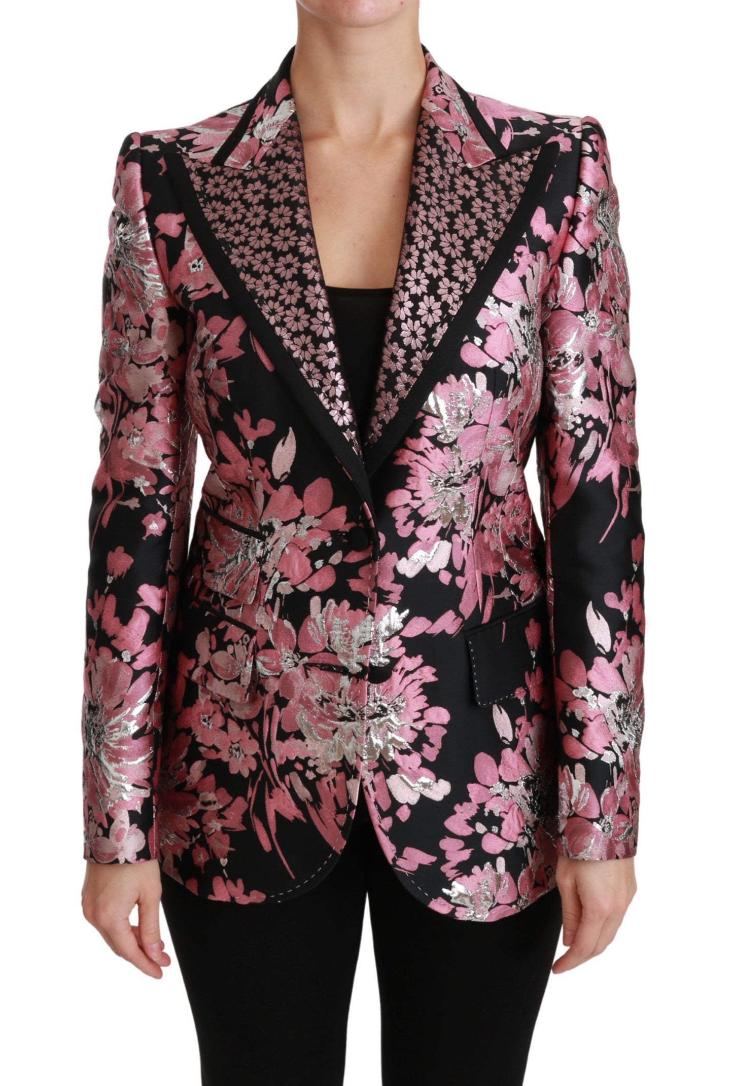 Dolce & Gabbana Elegant Floral Jacquard Blazer Dolce & Gabbana