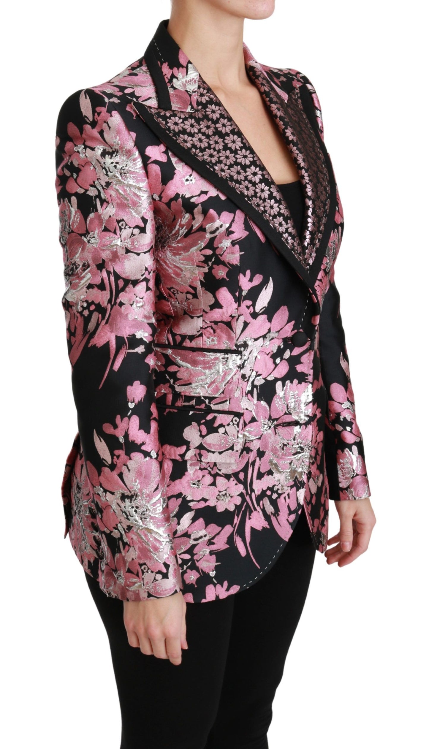 Dolce & Gabbana Elegant Floral Jacquard Blazer Dolce & Gabbana