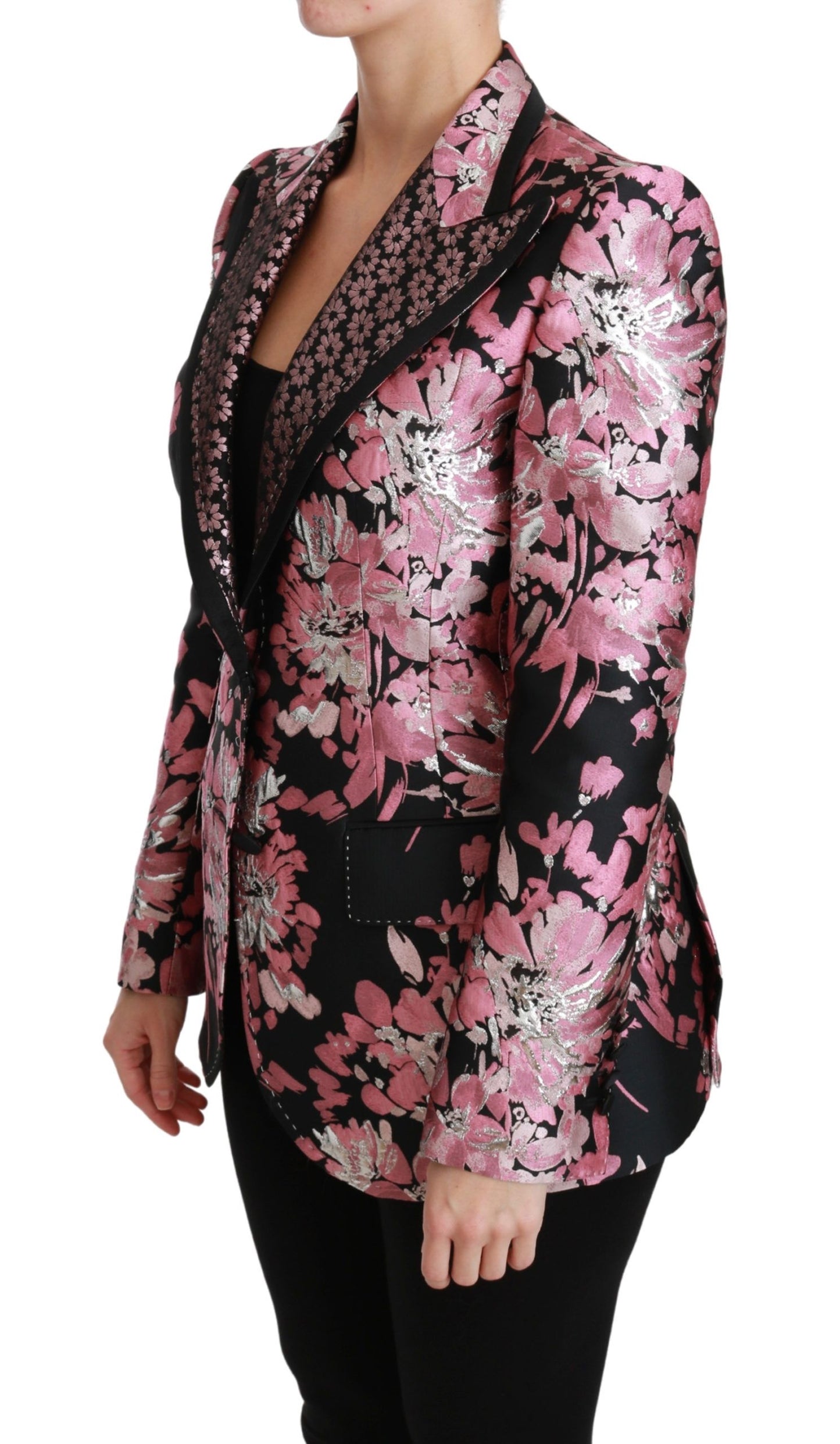 Dolce & Gabbana Elegant Floral Jacquard Blazer Dolce & Gabbana