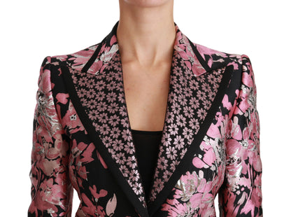 Dolce & Gabbana Elegant Floral Jacquard Blazer Dolce & Gabbana