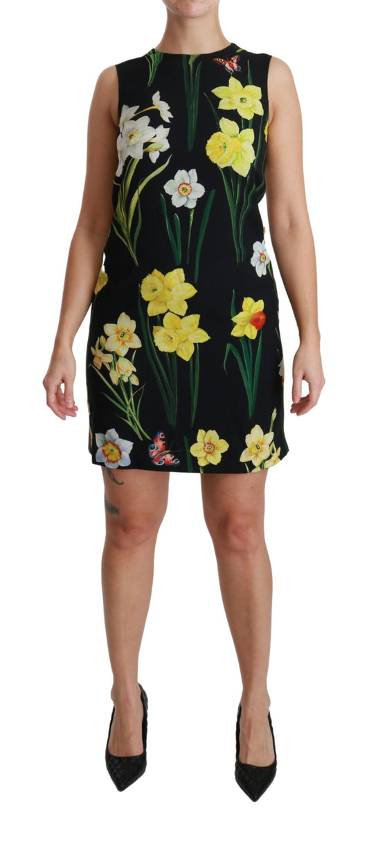 Dolce & Gabbana Floral Sheath Mini Dress - Elegance Redefined Dolce & Gabbana