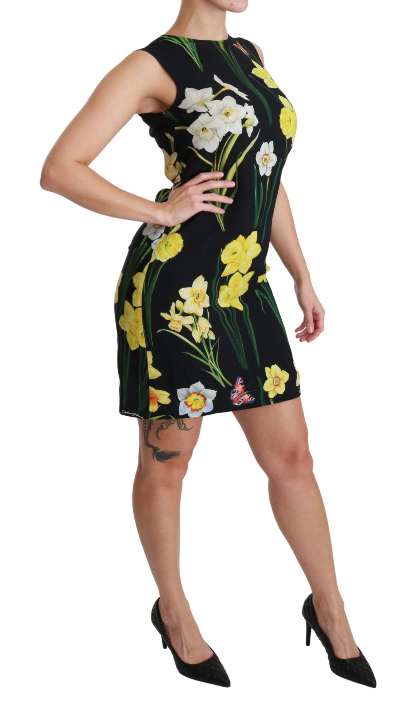 Dolce & Gabbana Floral Sheath Mini Dress - Elegance Redefined Dolce & Gabbana