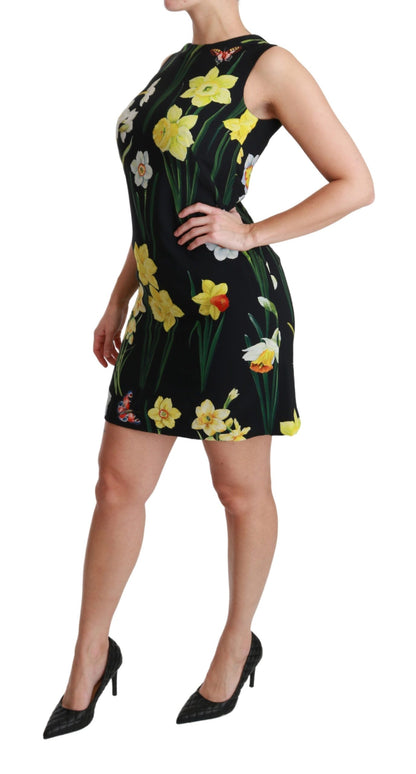 Dolce & Gabbana Floral Sheath Mini Dress - Elegance Redefined Dolce & Gabbana