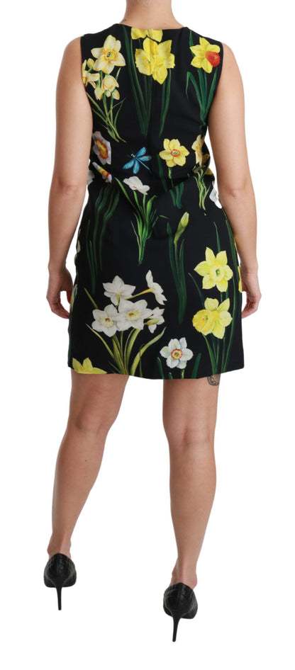 Dolce & Gabbana Floral Sheath Mini Dress - Elegance Redefined Dolce & Gabbana