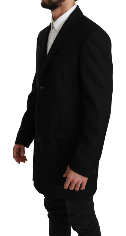 Dolce & Gabbana Elegant Black Wool Formal Blazer Dolce & Gabbana