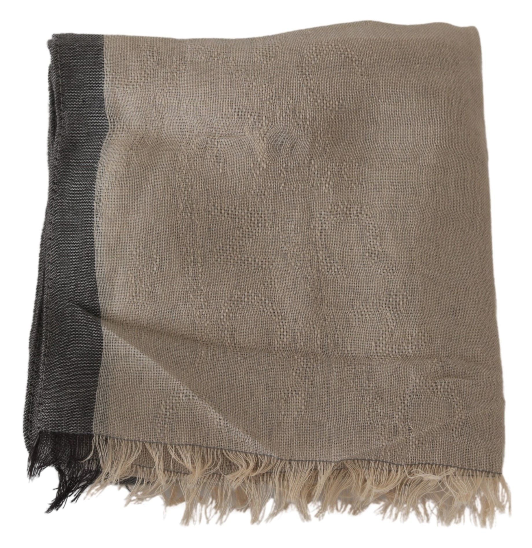 Costume National Elegant Beige Cotton Scarf for Women