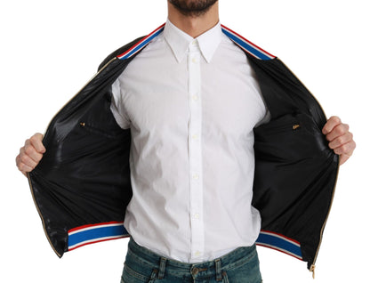 Dolce & Gabbana Elegant Multicolor Motive Bomber Jacket Dolce & Gabbana