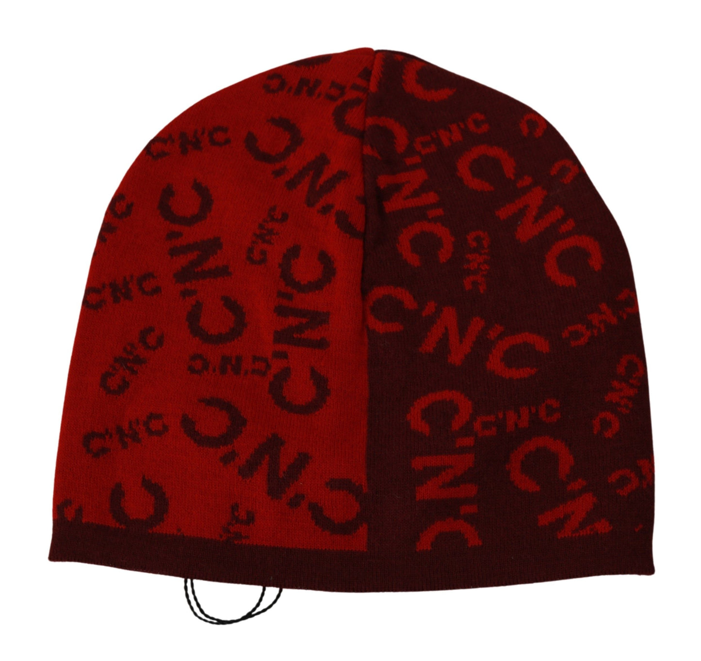 Costume National Chic Red Beanie Wool Blend Costume National