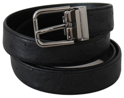 Dolce & Gabbana Elegant Exotic Skin Designer Belt Dolce & Gabbana