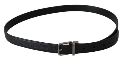 Dolce & Gabbana Elegant Exotic Skin Designer Belt Dolce & Gabbana