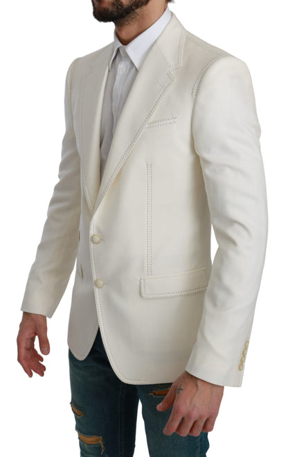 Dolce & Gabbana Elegant Slim Fit Virgin Wool Blazer Dolce & Gabbana