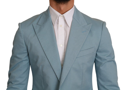 Dolce & Gabbana Elegant Blue Fantasy Pattern Blazer Dolce & Gabbana