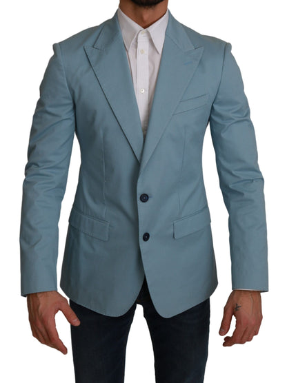 Dolce & Gabbana Elegant Blue Fantasy Pattern Blazer Dolce & Gabbana