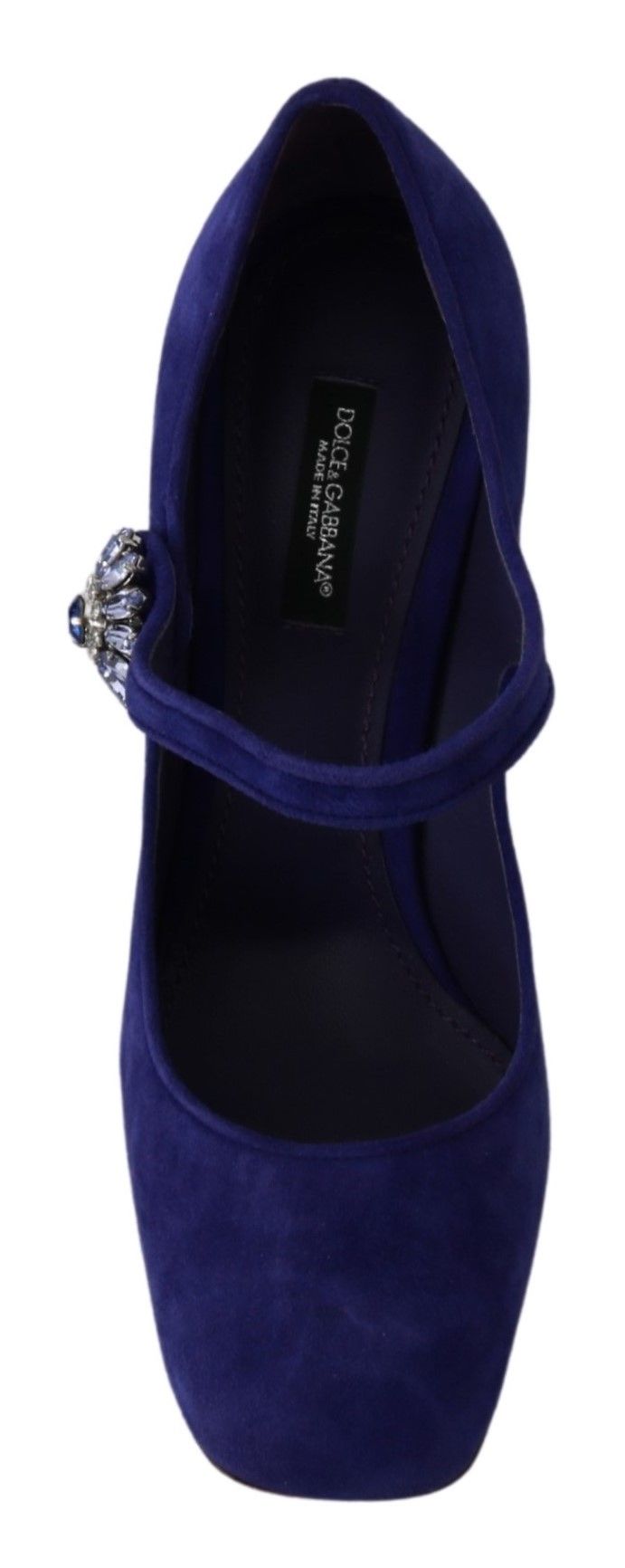 Dolce & Gabbana Elegant Purple Suede Mary Janes Pumps Dolce & Gabbana