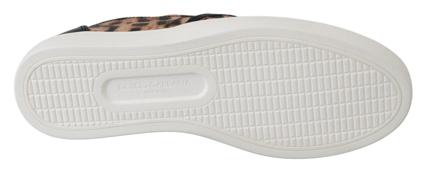 Dolce & Gabbana Chic Leopard Print Loafers for Elegant Comfort Dolce & Gabbana