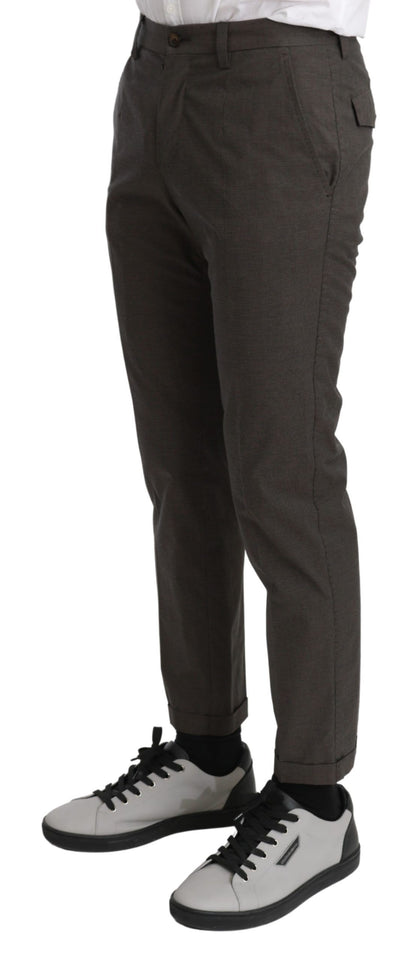 Dolce & Gabbana Elegant Brown Casual Pants Dolce & Gabbana