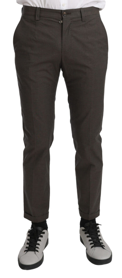 Dolce & Gabbana Elegant Brown Casual Pants Dolce & Gabbana