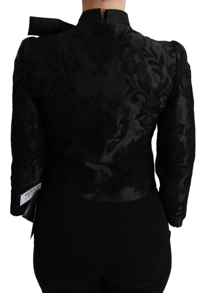 Dolce & Gabbana Exquisite Floral Jacquard Corset Blazer Dolce & Gabbana