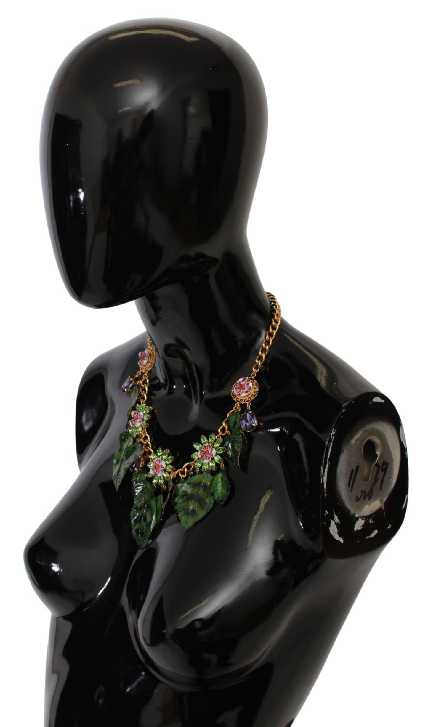 Dolce & Gabbana Elegant Floral Sicily Charm Necklace Dolce & Gabbana