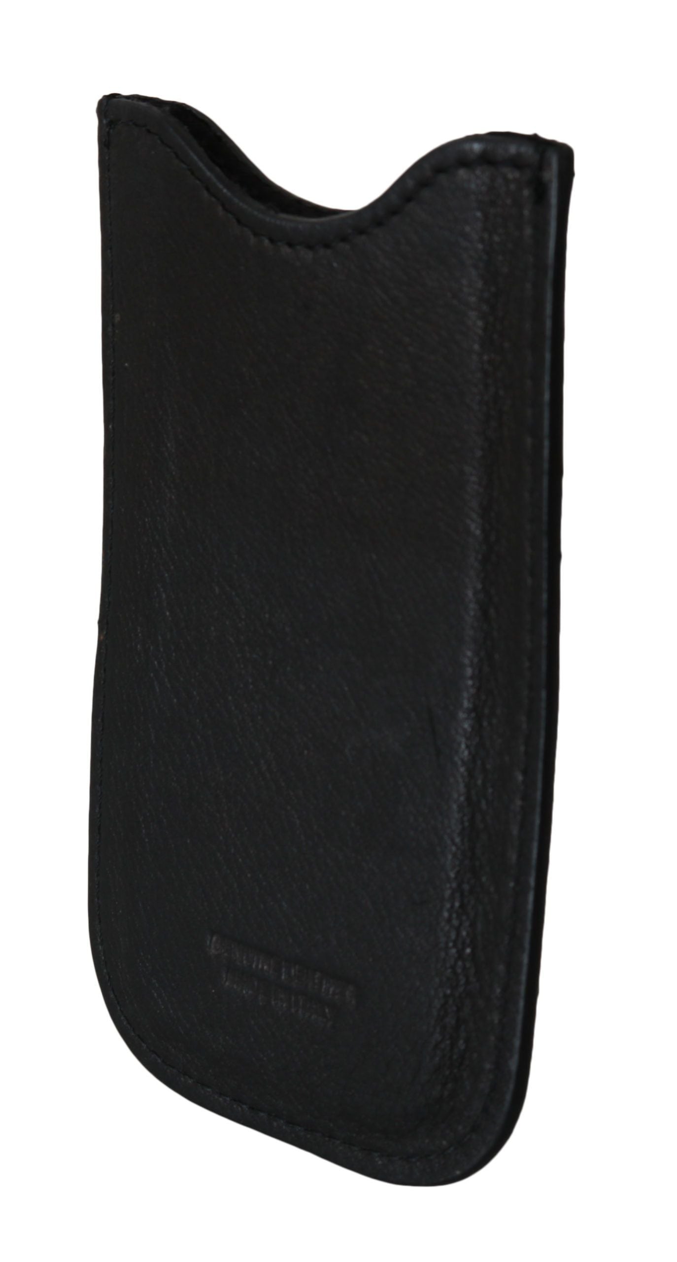 John Galliano Elegant Black Genuine Leather Men's Wallet John Galliano