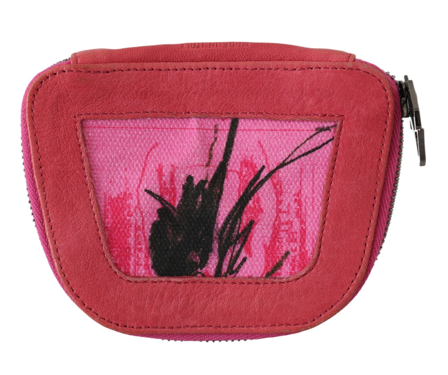 PINKO Elegant Pink Fabric Coin Wallet PINKO