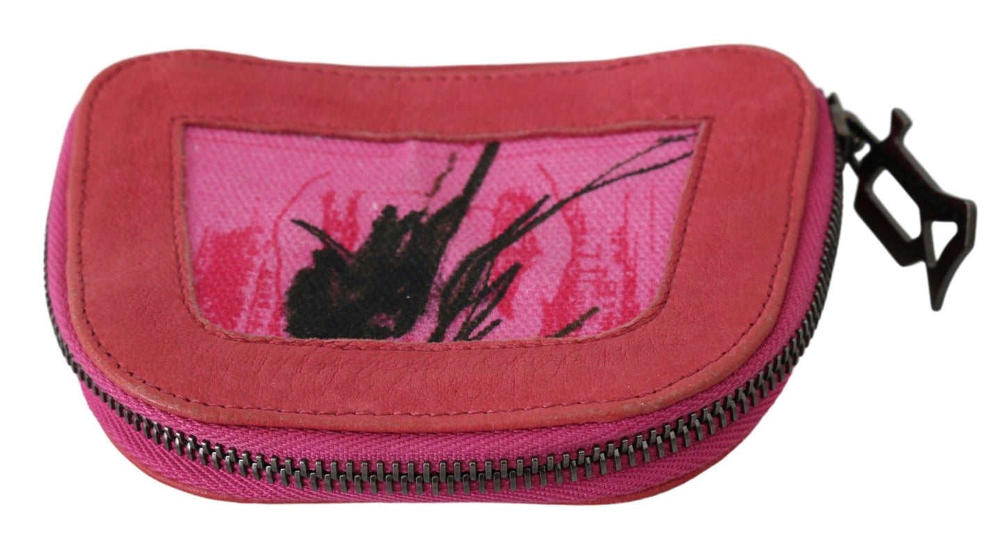 PINKO Elegant Pink Fabric Coin Wallet PINKO