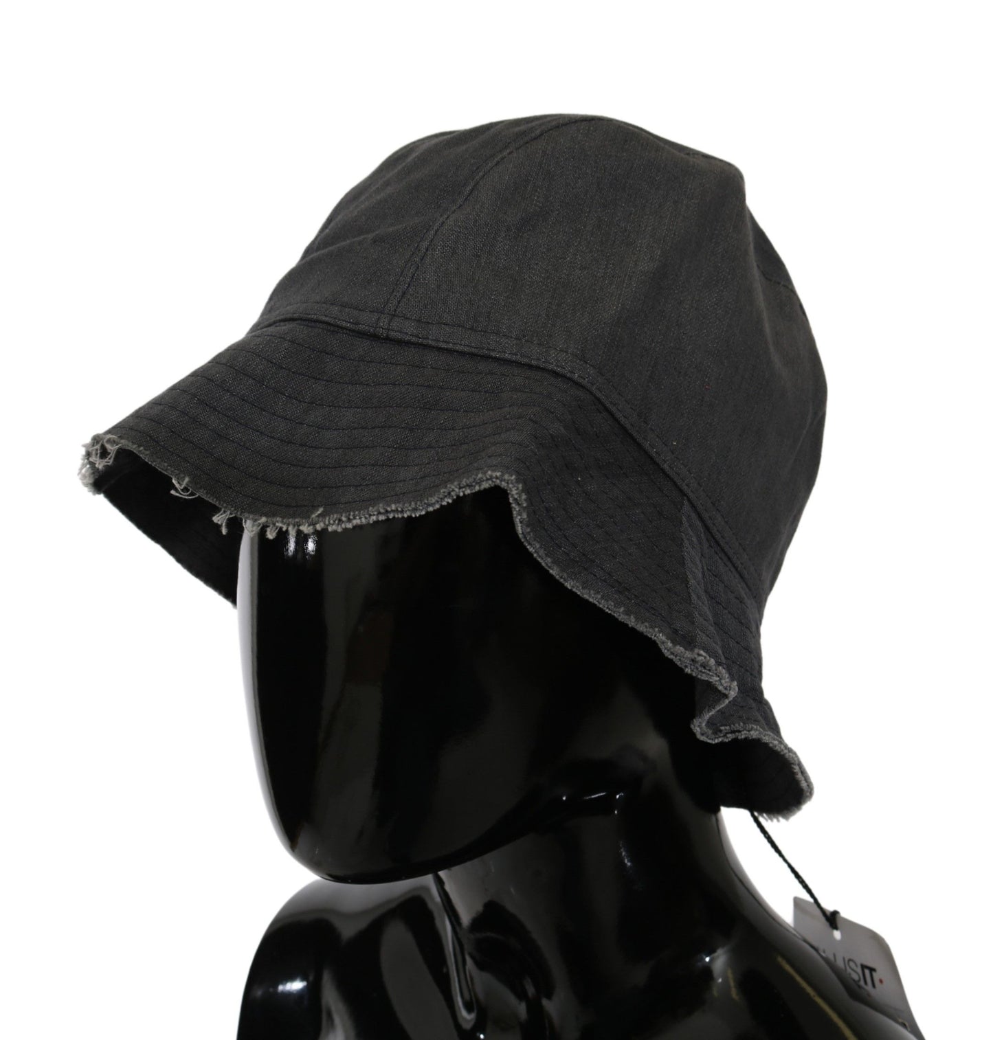 Costume National Chic Black Bucket Hat - Timeless Accessory Costume National