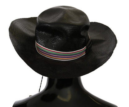 Costume National Chic Black Floppy Hat - Timeless Elegance Costume National