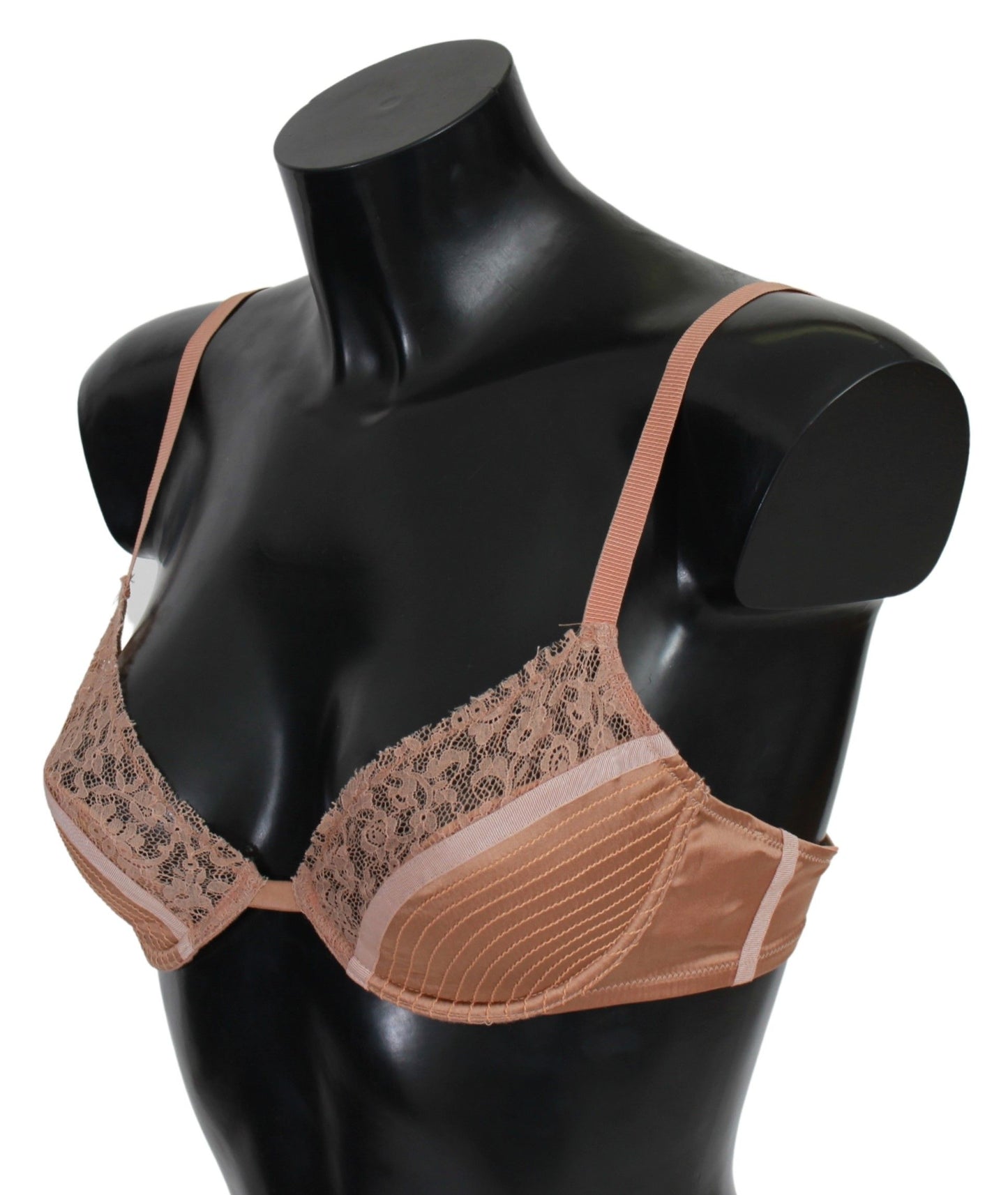 Ermanno Scervino Elegant Nude Lace Push-Up Bra Ermanno Scervino