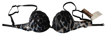 Roberto Cavalli Elegant Black Lace Reggiseno Bra Roberto Cavalli