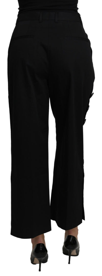 Dolce & Gabbana Elegant High Waist Cropped Pants Dolce & Gabbana