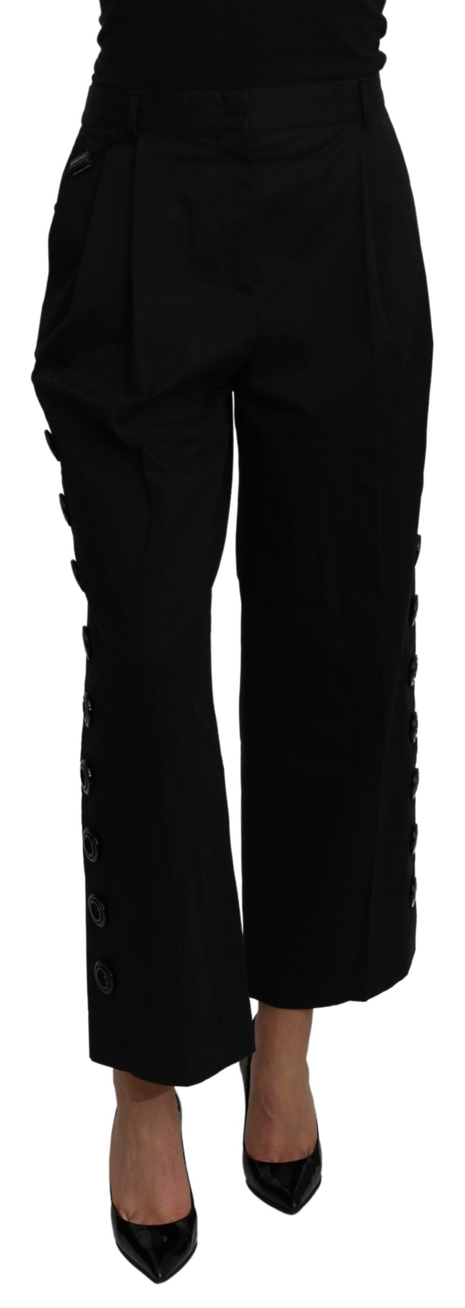 Dolce & Gabbana Elegant High Waist Cropped Pants Dolce & Gabbana