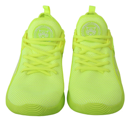 Philipp Plein Stylish Light Green Casual Sneakers Philipp Plein