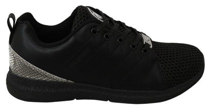 Philipp Plein Elegant Black Gisella Sneakers Philipp Plein