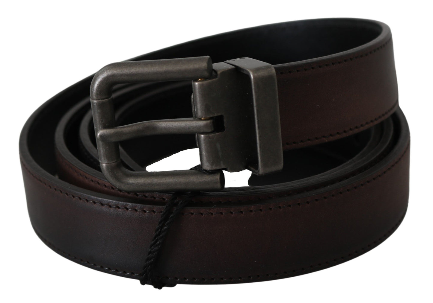 Dolce & Gabbana Elegant Leather Belt in Classic Brown Dolce & Gabbana