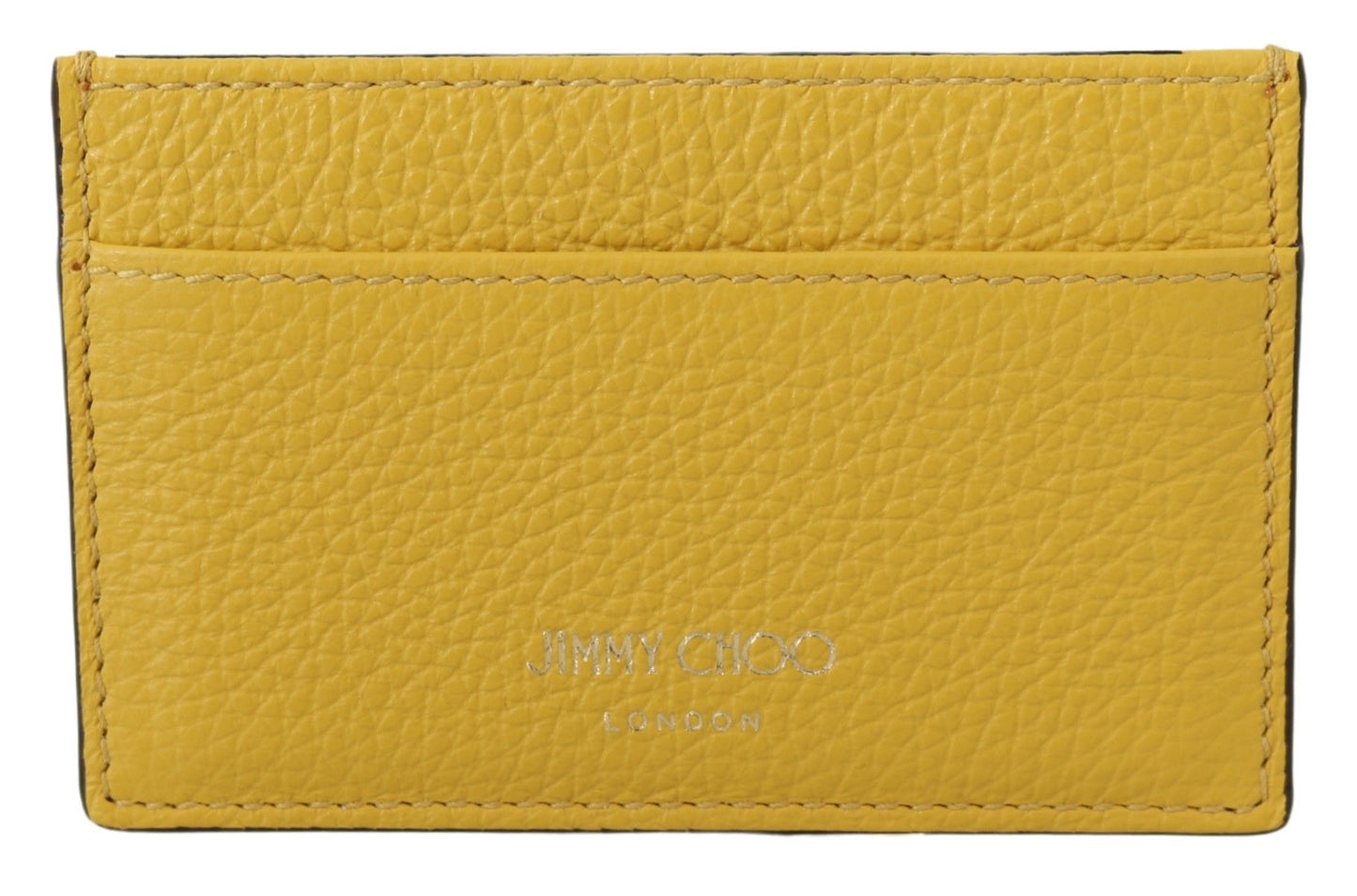 Jimmy Choo Sunshine Yellow Leather Card Holder Jimmy Choo