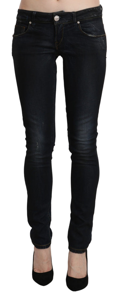 Acht Sleek Black Washed Skinny Jeans Acht