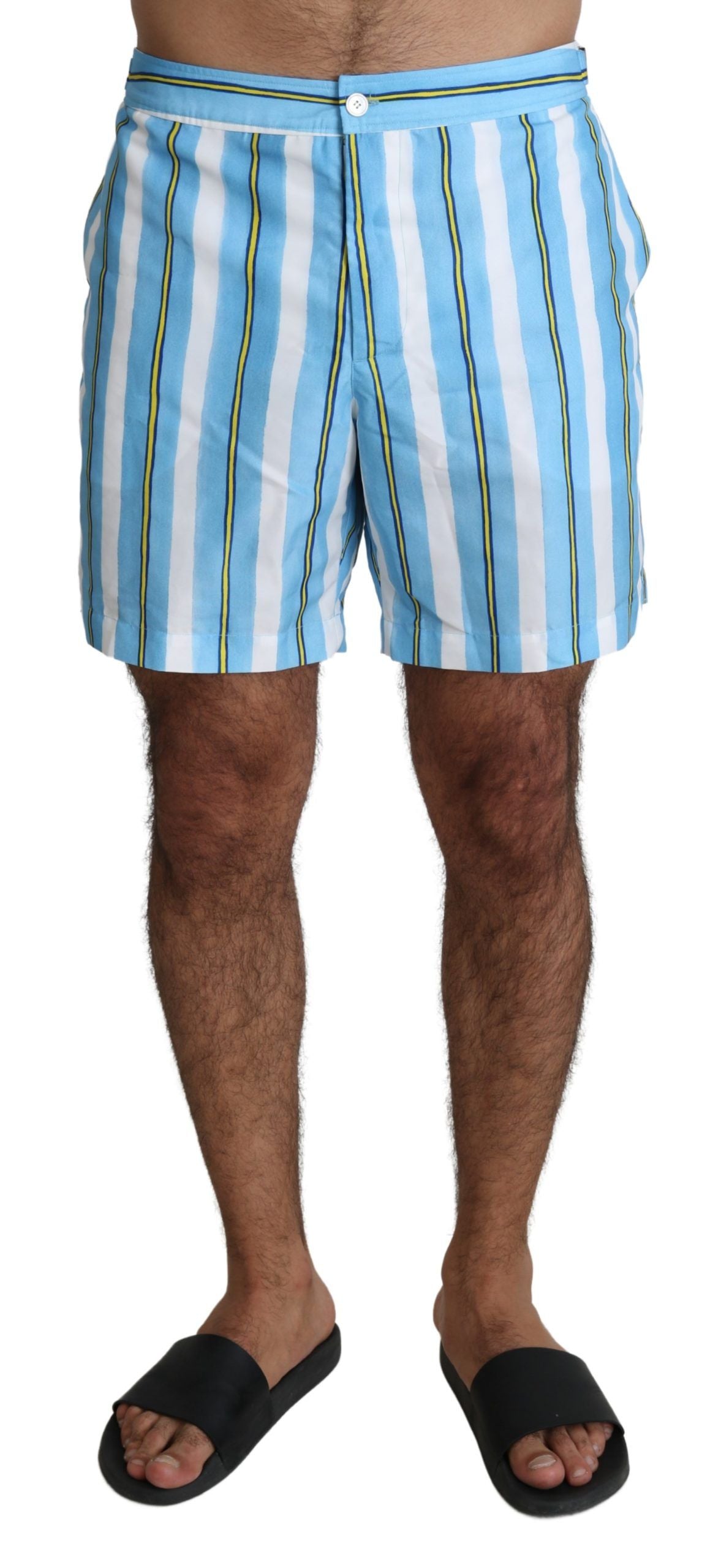 Dolce & Gabbana Striped Elegance Swim Shorts Dolce & Gabbana