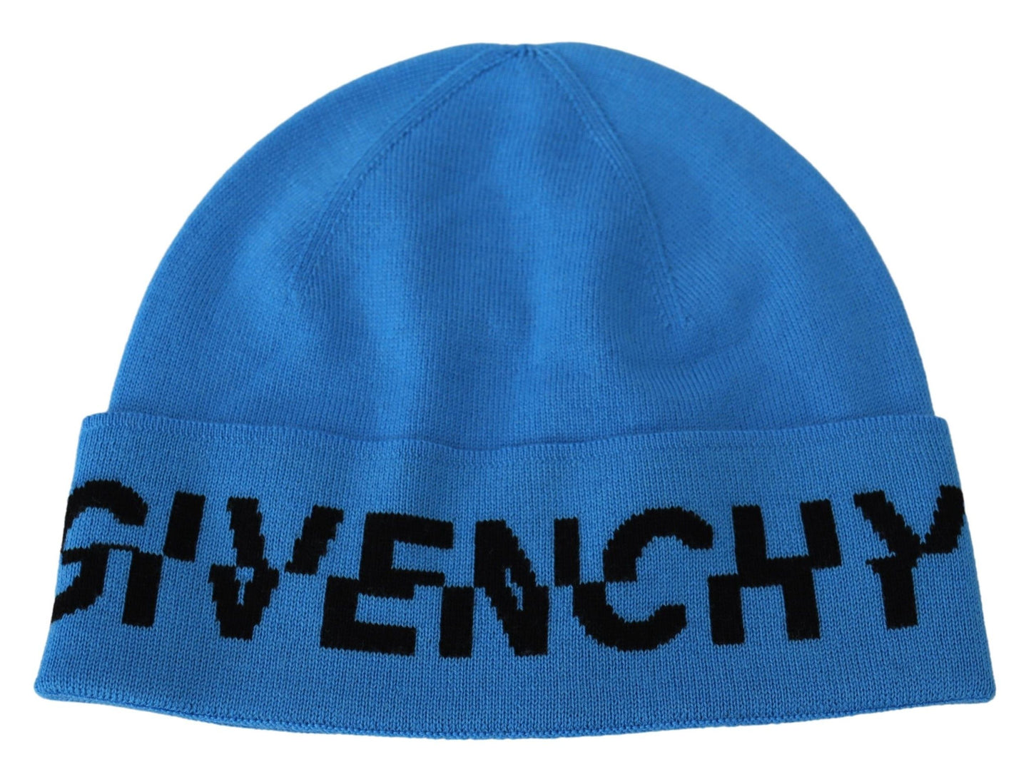 Givenchy Chic Woolen Beanie with Signature Black Logo Givenchy