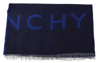 Givenchy Elegant Unisex Wool Silk Blend Scarf Givenchy